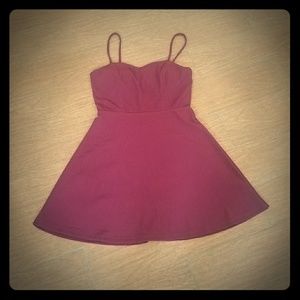 Forever 21 Burgundy Dress Size Large